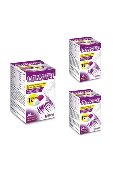 LEDAPHARMA LEDAPHARMA Collagel Kapsül D3 Vitamini Çinko 3adet ürün görseli 1