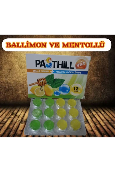 LEDAPHARMA LEDAPHARMA PASTHİLL MİX 12 DROPS BALLİMON VE MENTOLLÜ ürün görseli 1