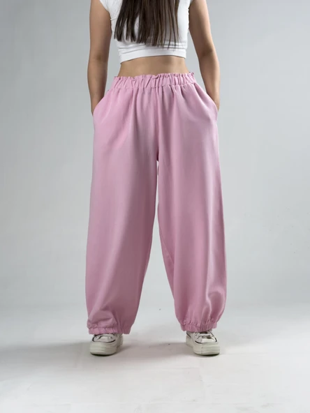 Pembe Kadın Oversize Pantolon COC3173 ürün görseli 1