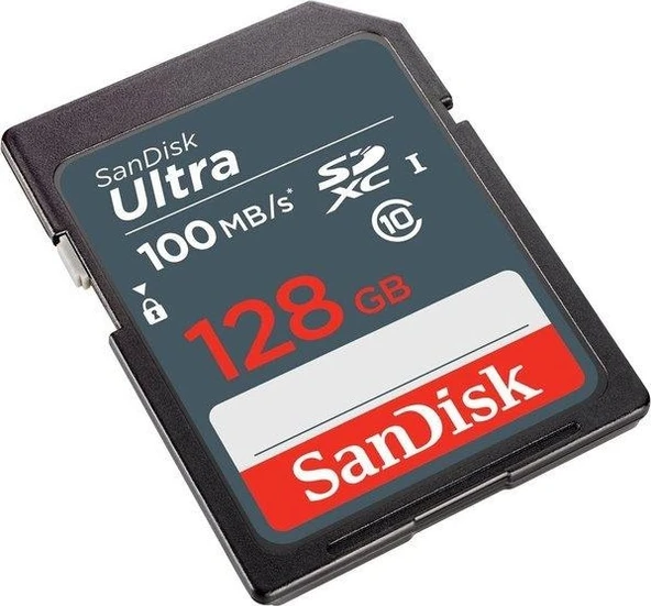 SanDisk Ultra 128 GB 100 MB/s SDXC UHS-I C10 SDSDUNR-128G-GN3IN Hafıza Kartı ürün görseli 1