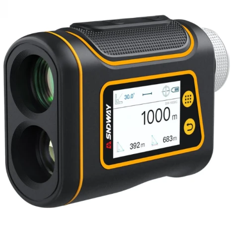 SW-1000C Ekranlı Profesyonel Lazer Mesafe Ölçer Teleskop 1000 Metre ürün görseli 1
