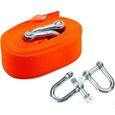 Araç Çekme Halatı 2 adet Kumaş Çelik Puntalı ( 3 Ton ) ( 3+3 Metre ) ürün görseli 1