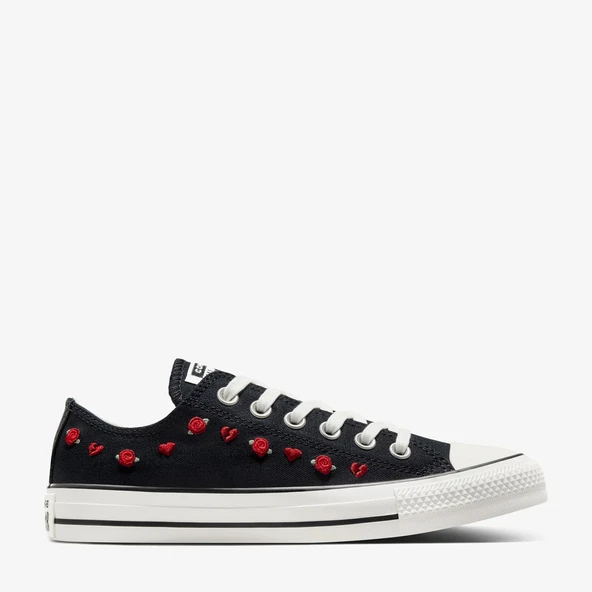 Converse Chuck Taylor All Star Valentine's Day Roses Kadın Siyah Sneaker ürün görseli 1