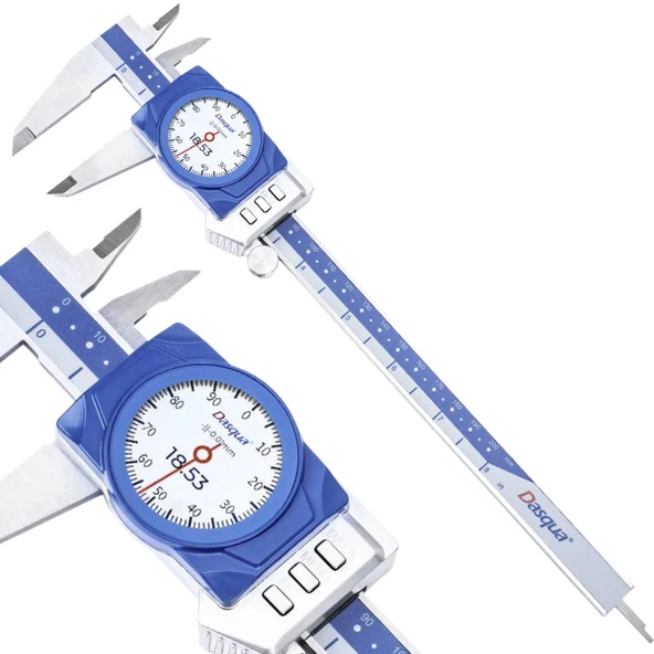 Dasqua 3004-0005 Dijital Göstergeli IP67 Saatli Kumpas  0-150mm ürün görseli 1