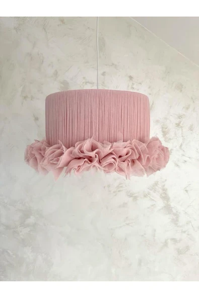 Elizim Home Lighting Tütü Pembe Çocuk Sarkıt Avize - Resim 4