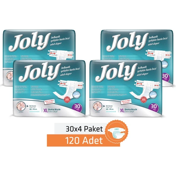 JOLY YETİŞKİN BEZİ X-LARGE 120 ADET - Resim 6
