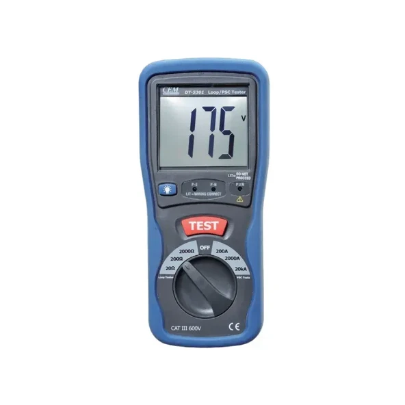 CEM DT-5301 Kazıksız Prizden Topraklama Direnci Ölçer ürün görseli 1