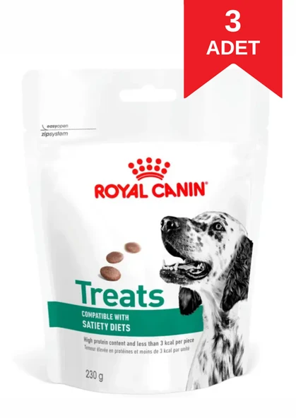 Royal Canin Treats Satıety Diets Doygunluk Arttırıcı Diyet Köpek Ödül Maması 230 Gr X 3 Adet ürün görseli 1