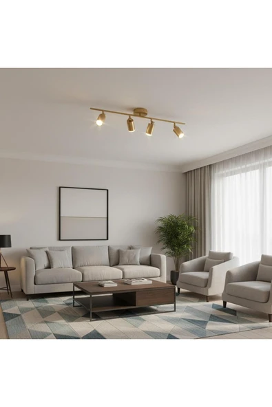 Elizim Home Lighting Lera 4'llü Eskitme Spot Aydınlatma ürün görseli 1