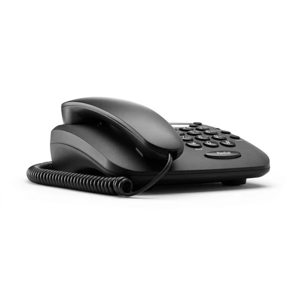 MOTOROLA CT1B KABLOLU TELEFON SİYAH - Resim 2