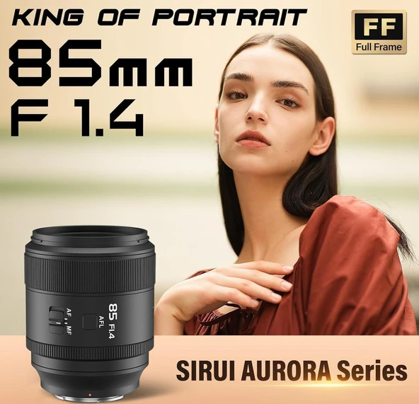 Sirui Aurora AF 85mm f1.4 Lens E-mount - Resim 2
