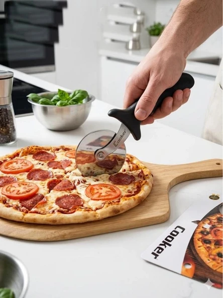 Cooker Pizza Kesme Ruleti 9 cm ürün görseli 1
