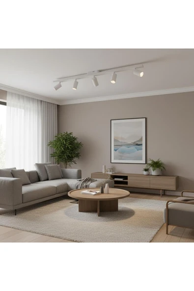 Elizim Home Lighting Zena 5'li Beyaz Spot Aydınlatma ürün görseli 1