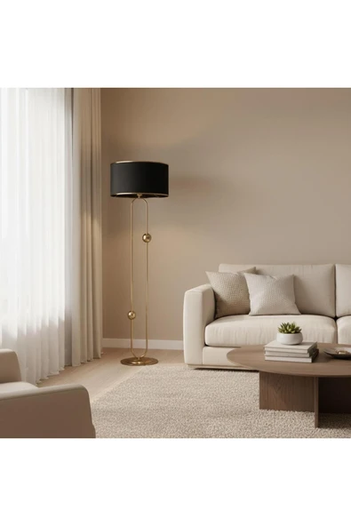 Elizim Home Lighting Liora Kumaş Lambader ürün görseli 1