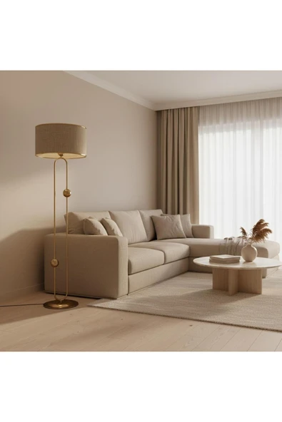 Elizim Home Lighting Liora Vizon Kumaş Lambader ürün görseli 1
