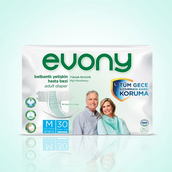Evony Yetişkin Bezi Medium 30'lu ürün görseli 1