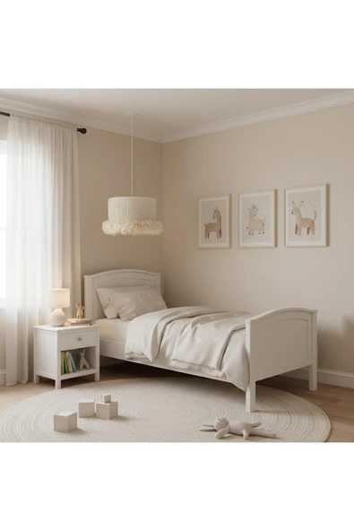 Elizim Home Lighting Tütü Krem Çocuk Sarkıt Avize - Resim 2