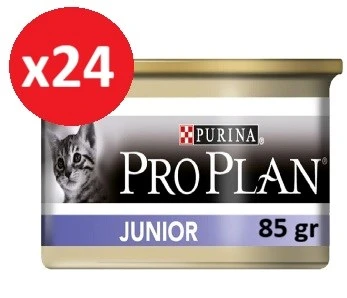 Pro Plan Junior Tavuklu Yavru Kedi Konserve 85gr*24 ADET ürün görseli 1