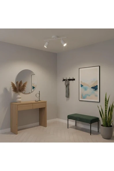 Elizim Home Lighting Lera 2'li Beyaz Spot Aydınlatma ürün görseli 1