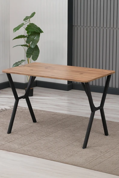 Armens Life Mobilya, Lojistik & Elektronik Ticaret Armens Life Mobilya, Lojistik & Elektronik Ticaret Elma Modeli Sabit Ceviz Masa  110x70 Cm ürün görseli 1