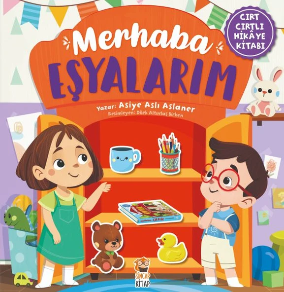 Merhaba Eşyalarım (Cırt Cırtlı Hikaye Kitabı) ürün görseli 1