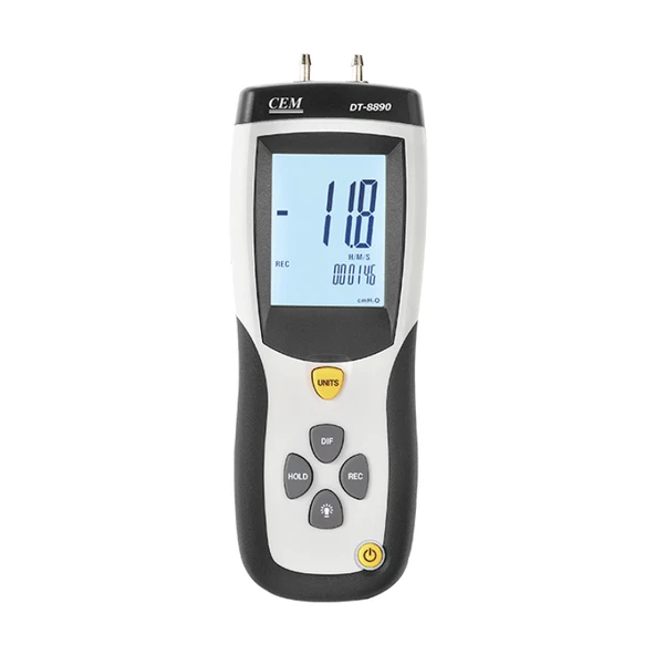 CEM DT-8890 Fark Basınç Ölçer Manometre ürün görseli 1