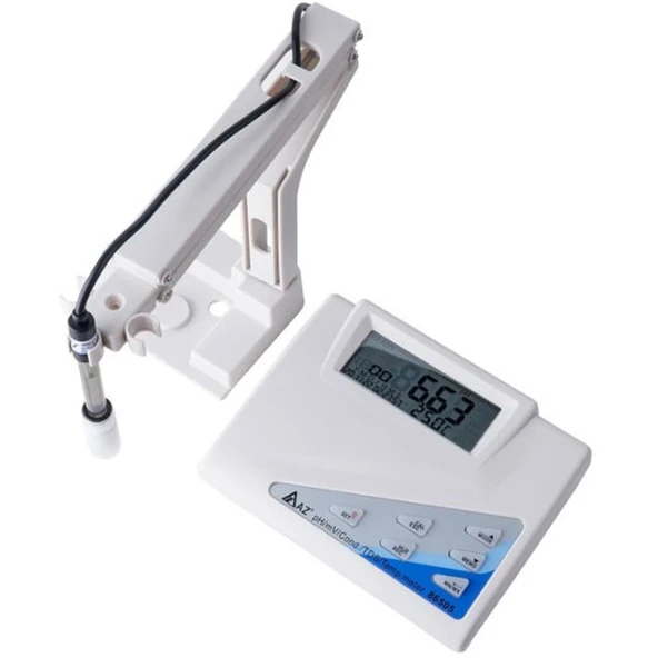 AZ 86505 Masa Tipi pH mV  İletkenlik  TDS  Tuzluluk Sıcaklık Ölçer ürün görseli 1