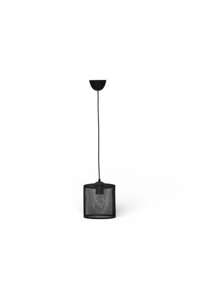 Elizim Home Lighting Perfora Siyah Sarkıt Avize - Resim 5