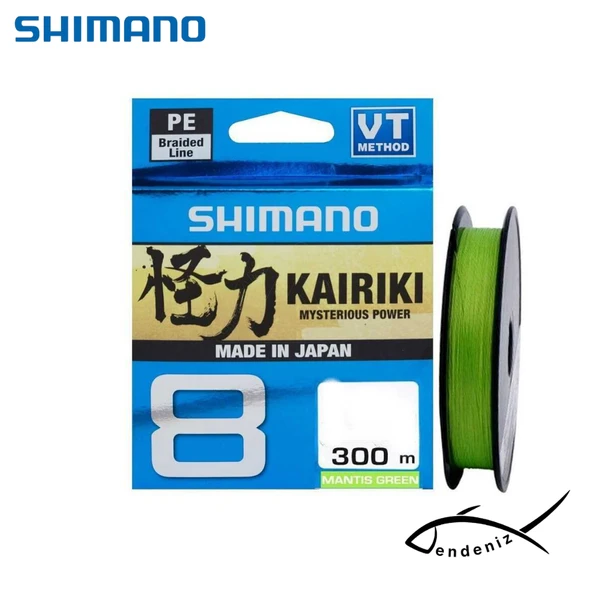 Shimano Kairiki 8 300m Mantis Green İp Misina ürün görseli 1