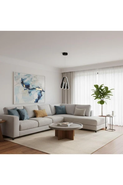 Elizim Home Lighting Mina Lüx Kaliteli Siyah Sarkıt Avize ürün görseli 1