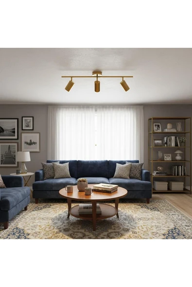 Elizim Home Lighting Lera 3'lü Eskitme Spot Aydınlatma ürün görseli 1