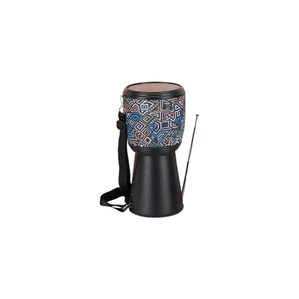 Rose SP-601 El Fenerli Taşınabilir Solar Şarjlı Bluetooth Fm Radyo Desenli Hoparlör ürün görseli 1