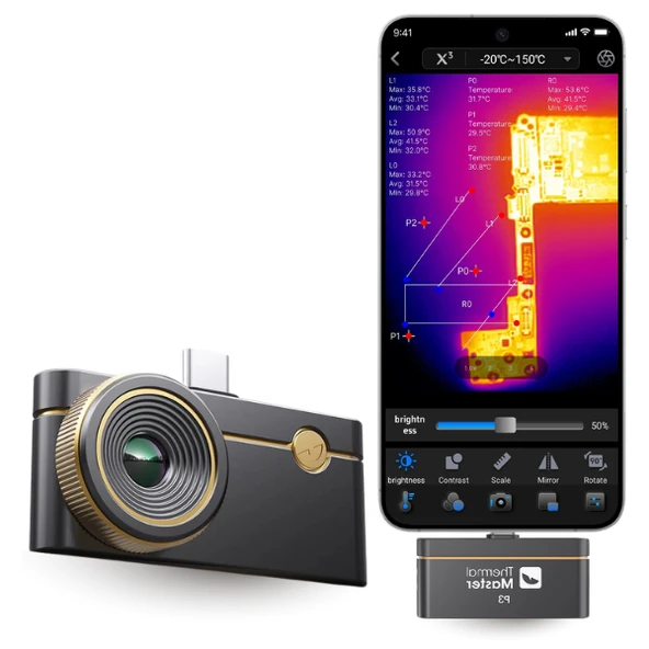 Thermal Master P3 Akıllı Telefonlar İçin Mobil Termal Kamera iOS ve Android ürün görseli 1
