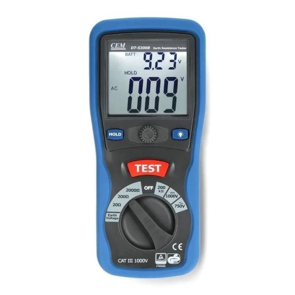 CEM DT-5300B Toprak Zemin Direnci Kontrol Cihazı ürün görseli 1