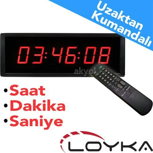 LC-6 Chrono '6 Haneli' Işıklı Zamanlayıcı Uzaktan Kumandalı ürün görseli 1
