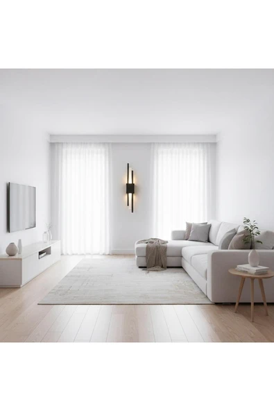 Elizim Home Lighting Kutu Ledli Siyah Şarjlı Aplik ürün görseli 1