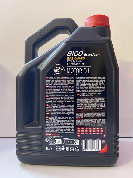 MOTUL 8100  ECO- CLEAN 0W30 5L - Resim 2