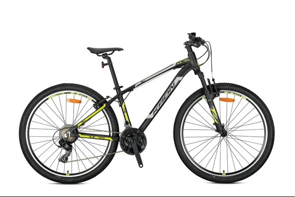 Kron XC 75 - 27.5" MTB - 17' - 21 Vites - M.Disc - Mat Siyah/Bej-Neon Sarı ürün görseli 1