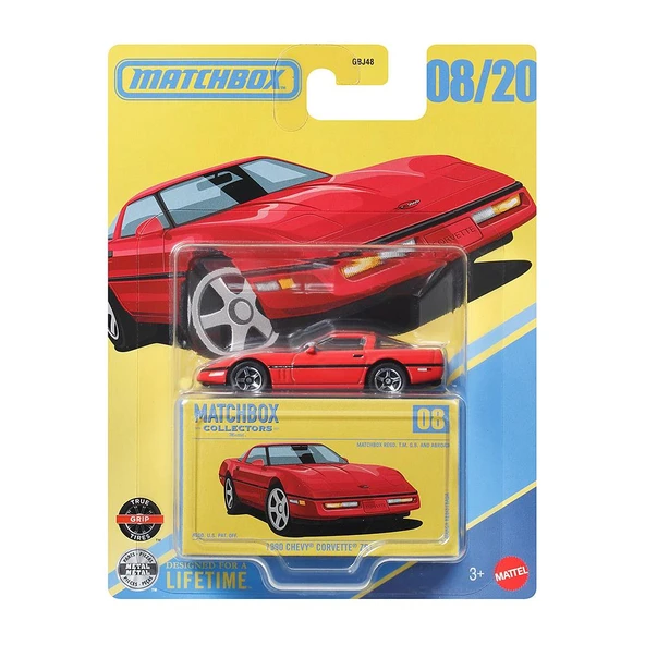 Matchbox Koleksiyon Araçlar 1990 CHEVY CORVETTE ZR1 GBJ48 - JJV94 ürün görseli 1