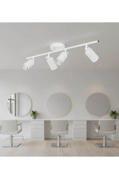 Elizim Home Lighting Lera 4'lü Beyaz Spot Aydınlatma ürün görseli 1