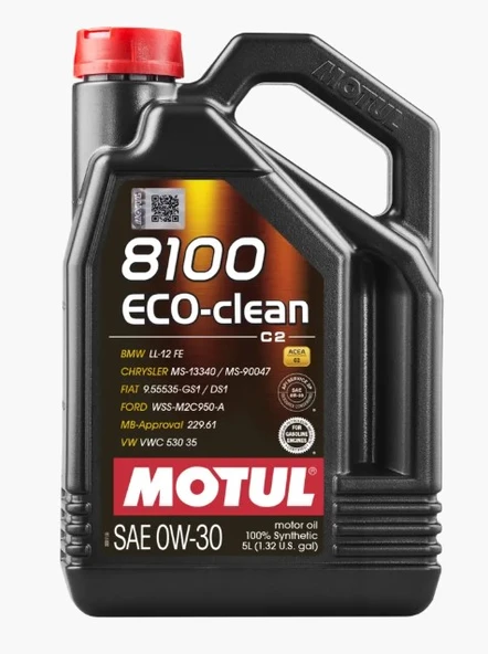 MOTUL 8100  ECO- CLEAN 0W30 5L ürün görseli 1