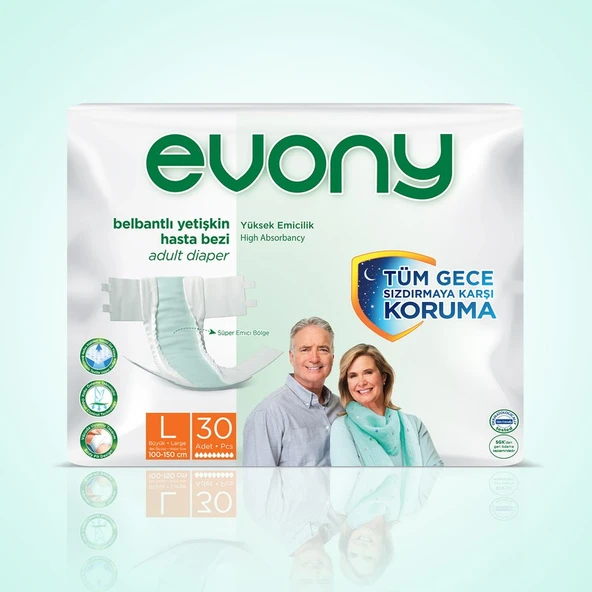 EVONY Yetişkin Bezi Large 30'Lu ürün görseli 1