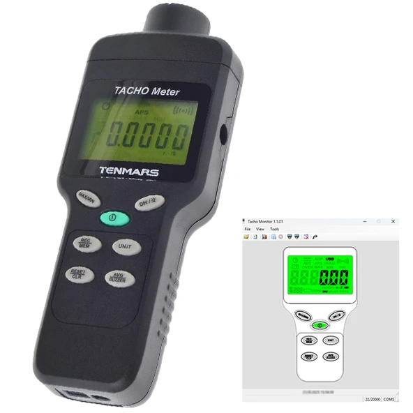 Tenmars TM-4100DN Temassız Devir Ölçer Datalogger Özellikli ürün görseli 1
