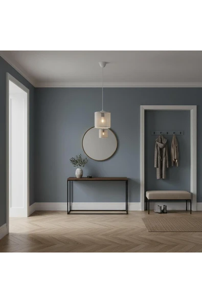 Elizim Home Lighting Perfora Beyaz Sarkıt Avize - Resim 3