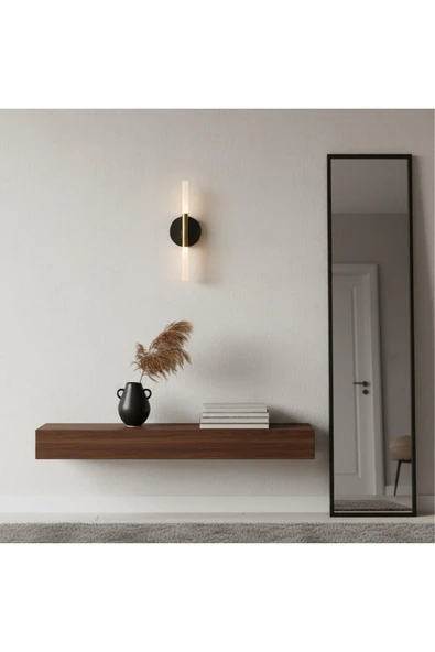 Elizim Home Lighting Linea Ledli Siyah Şarjlı Aplik ürün görseli 1