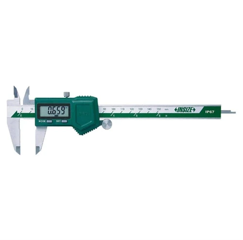 İnsize 1126-300 IP67 Dijital Kumpas 300 mm 0.01 mm Su ve Toz Korumalı Paslanmaz Ölçüm Aleti ürün görseli 1