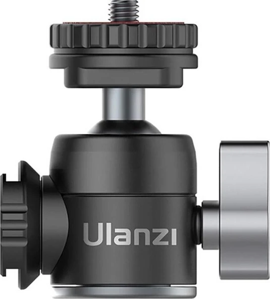 Ulanzi U-60 Vlog Top Kafa (Ball Head) Tripod Kafa ürün görseli 1