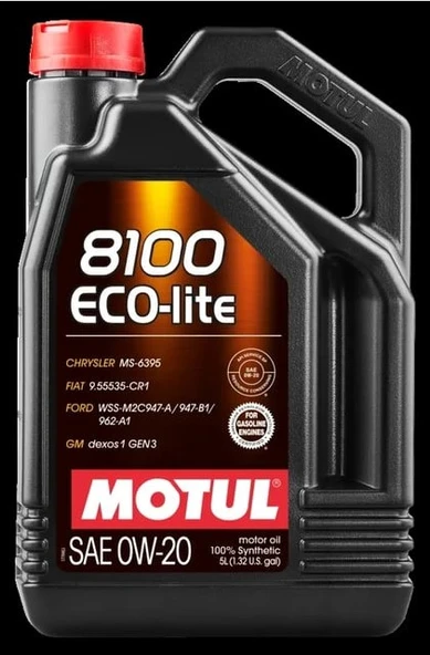MOTUL 8100 ECO-LITE 0W20 5L ürün görseli 1