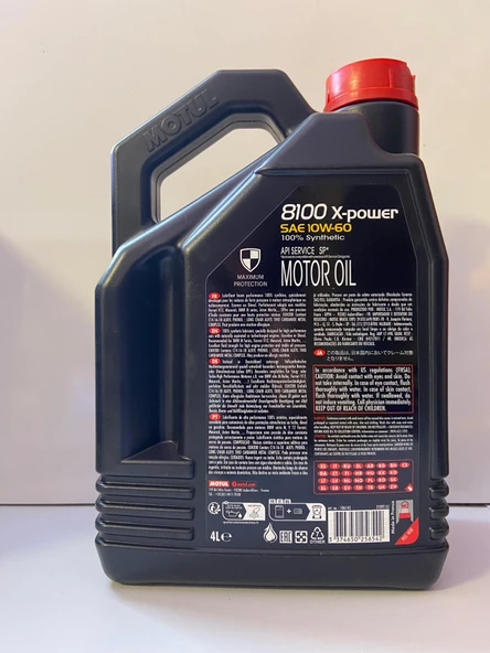 MOTUL 8100 X-POWER 10W60 4L - Resim 2