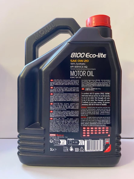 MOTUL 8100 ECO-LITE 0W20 5L - Resim 2
